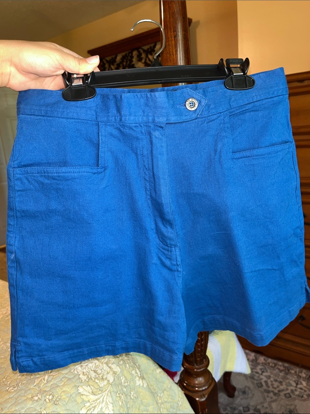 Women’s Blue Classics Cotton Shorts